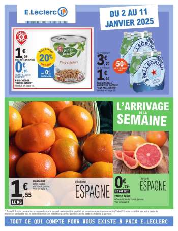 Catalogue E.Leclerc - 02/01/2025 - 11/01/2025.