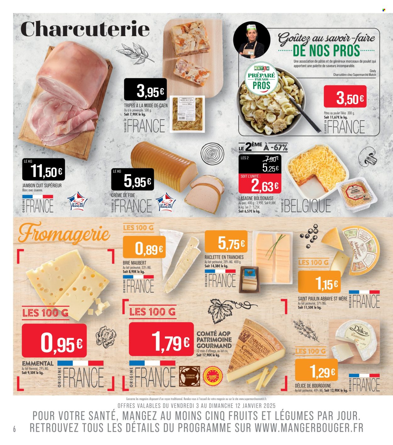 Catalogue Supermarché Match - 03/01/2025 - 12/01/2025. Page 1