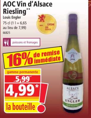 AOC Vin d'Alsace Riesling