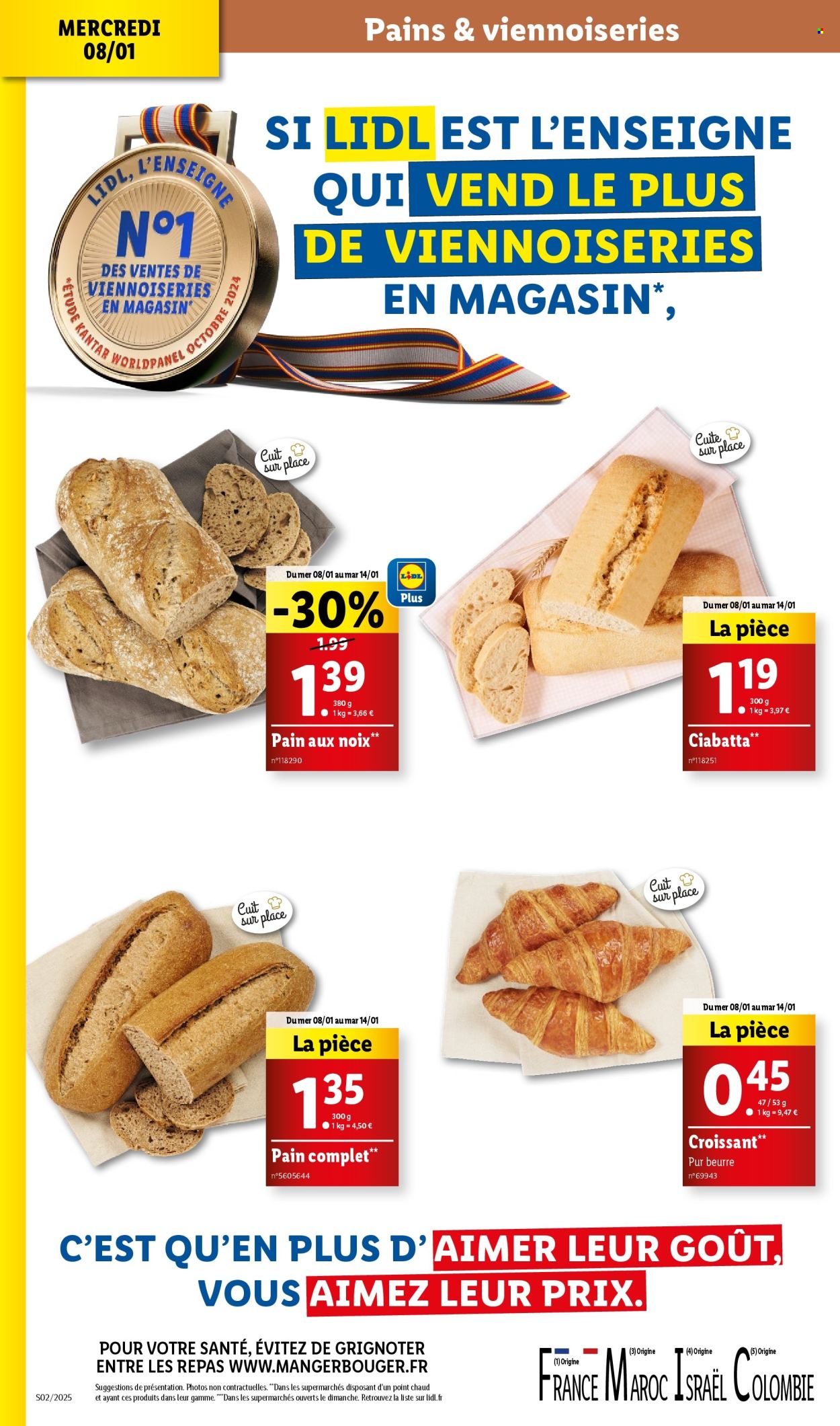 Catalogue Lidl - 08/01/2025 - 14/01/2025. Page 1