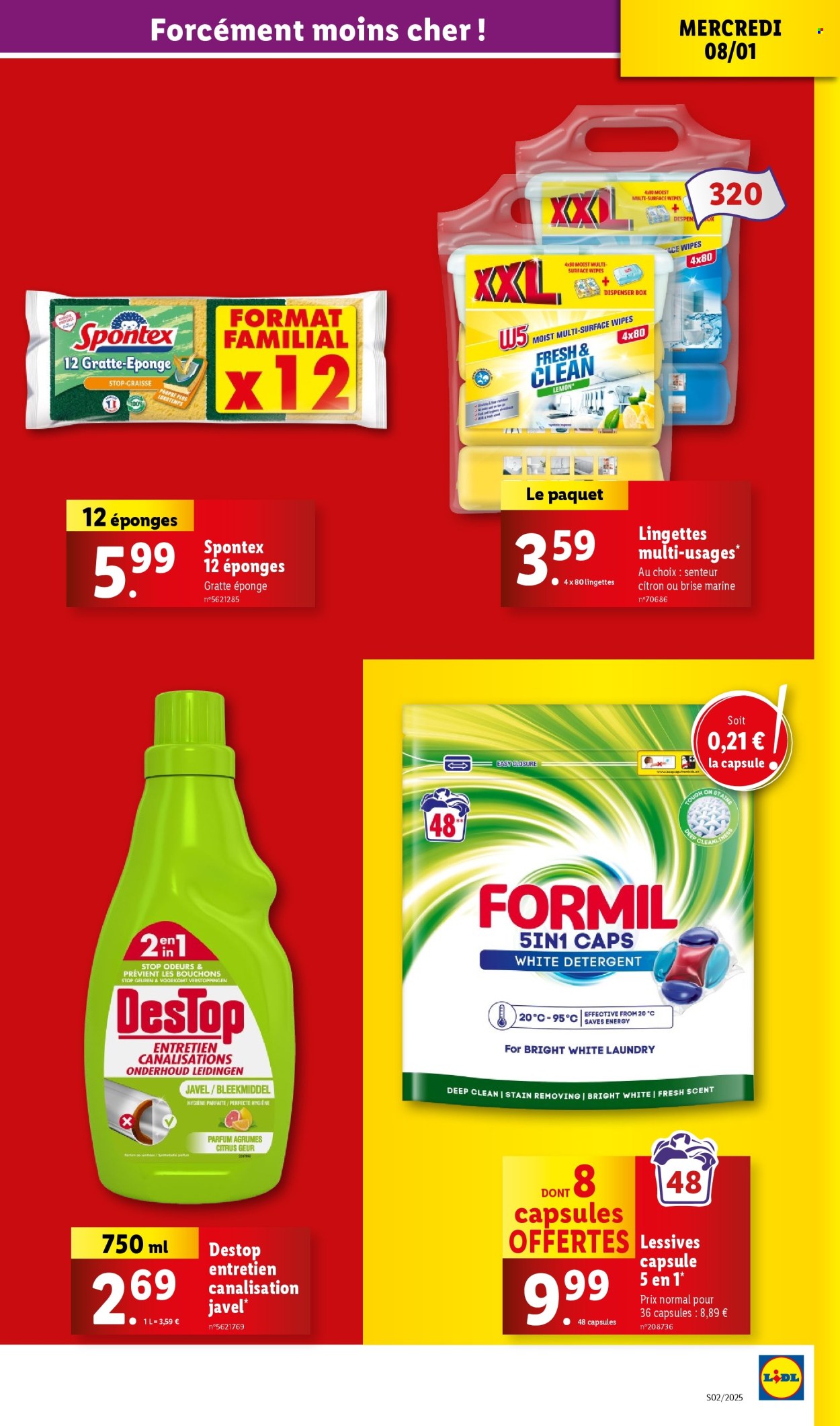 Catalogue Lidl - 08/01/2025 - 14/01/2025. Page 1