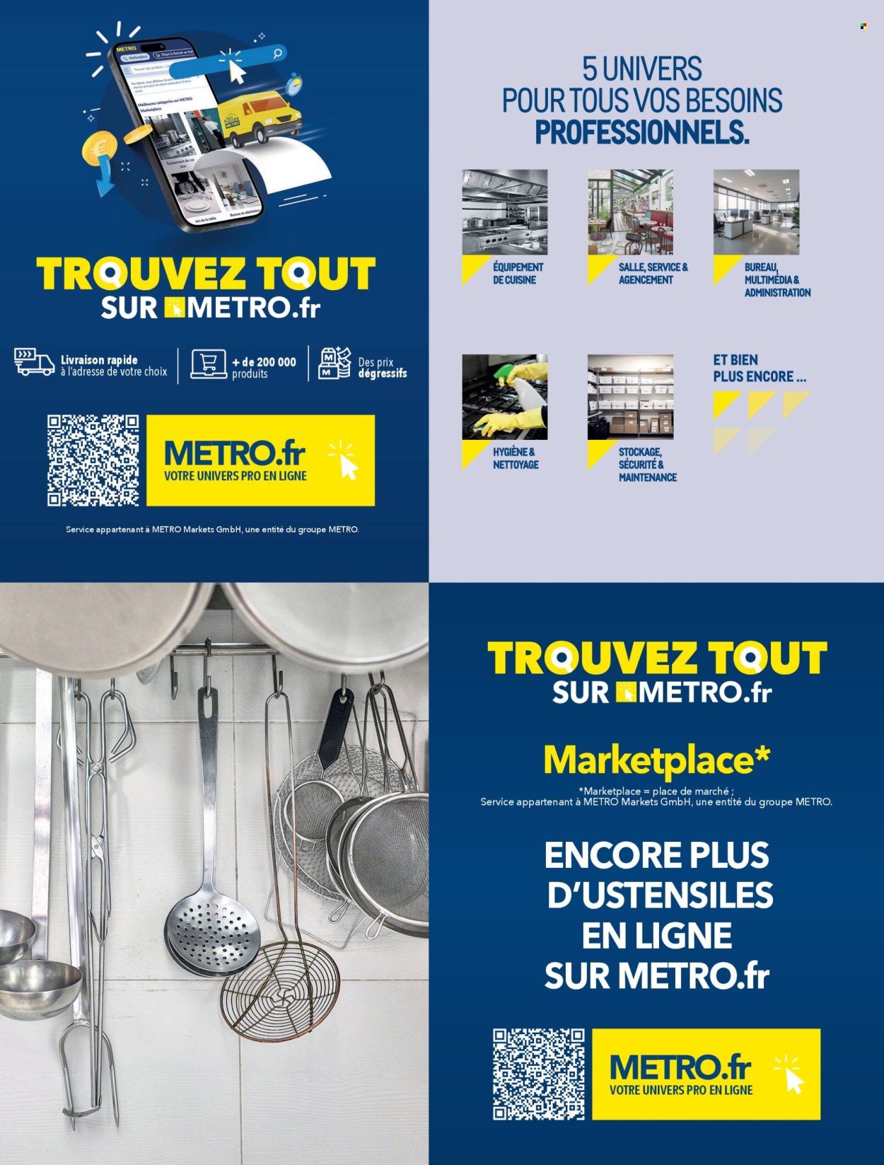 Catalogue Metro. Page 1