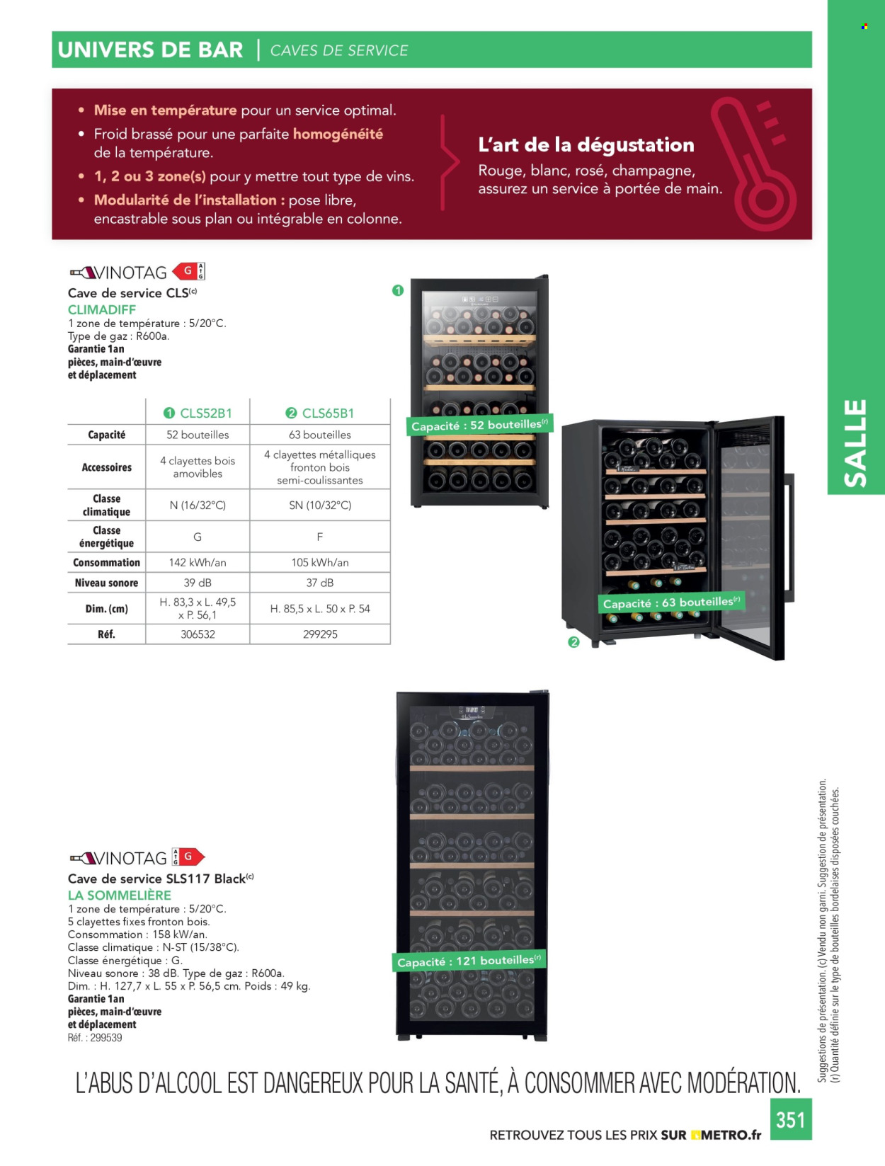 Catalogue Metro. Page 1