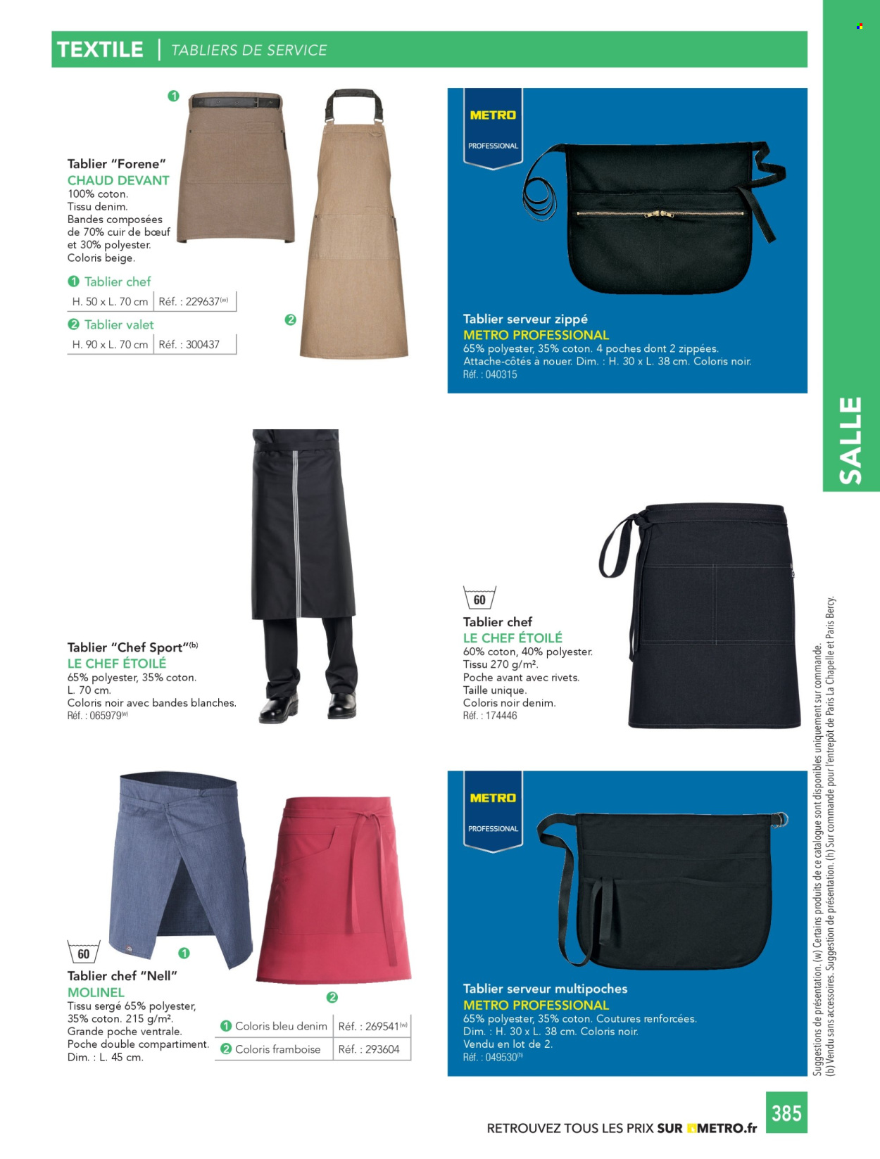 Catalogue Metro. Page 1