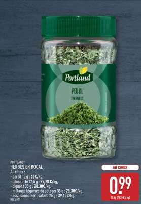 PORTLAND HERBES EN BOCAL