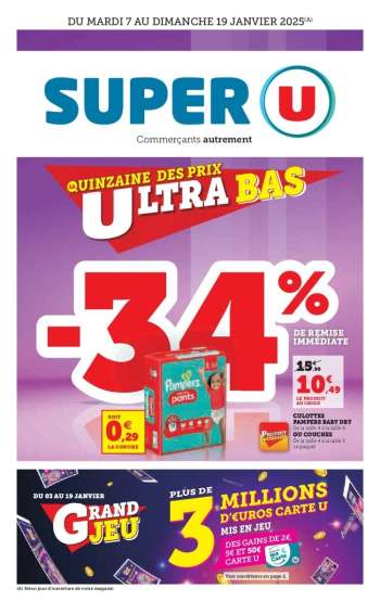 Catalogue SUPER U - 07/01/2025 - 19/01/2025.