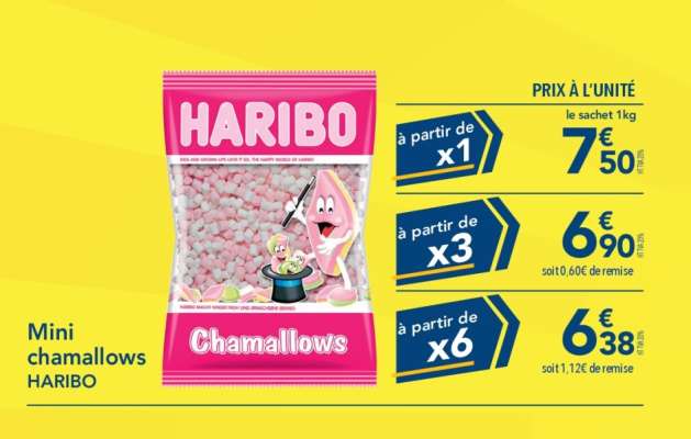 MINI CHAMALLOWS "HARIBO"