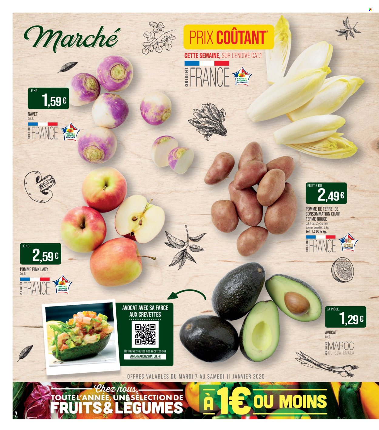 Catalogue Supermarché Match - 07/01/2025 - 19/01/2025. Page 1