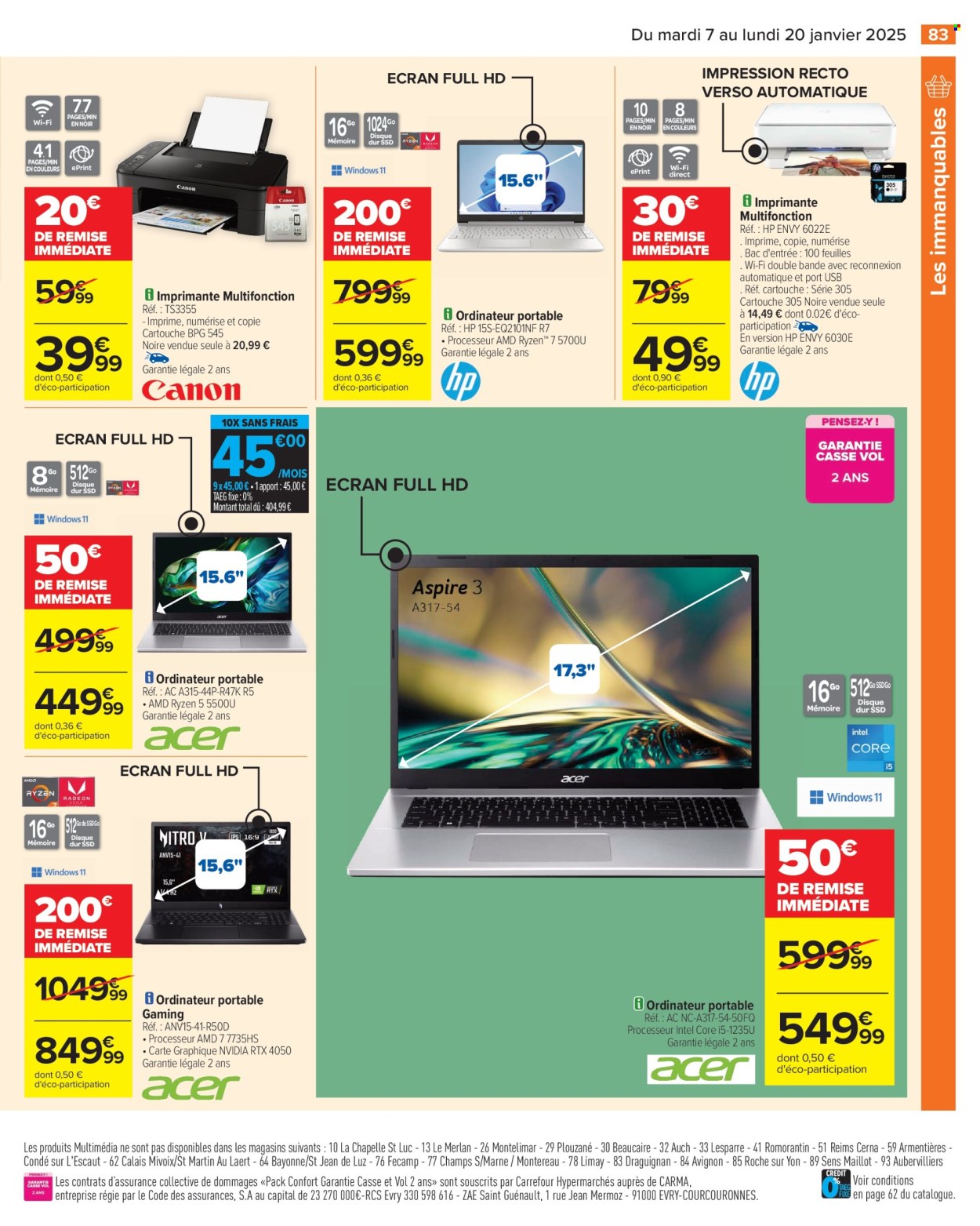 Catalogue Carrefour Hypermarchés - 07/01/2025 - 20/01/2025. Page 1