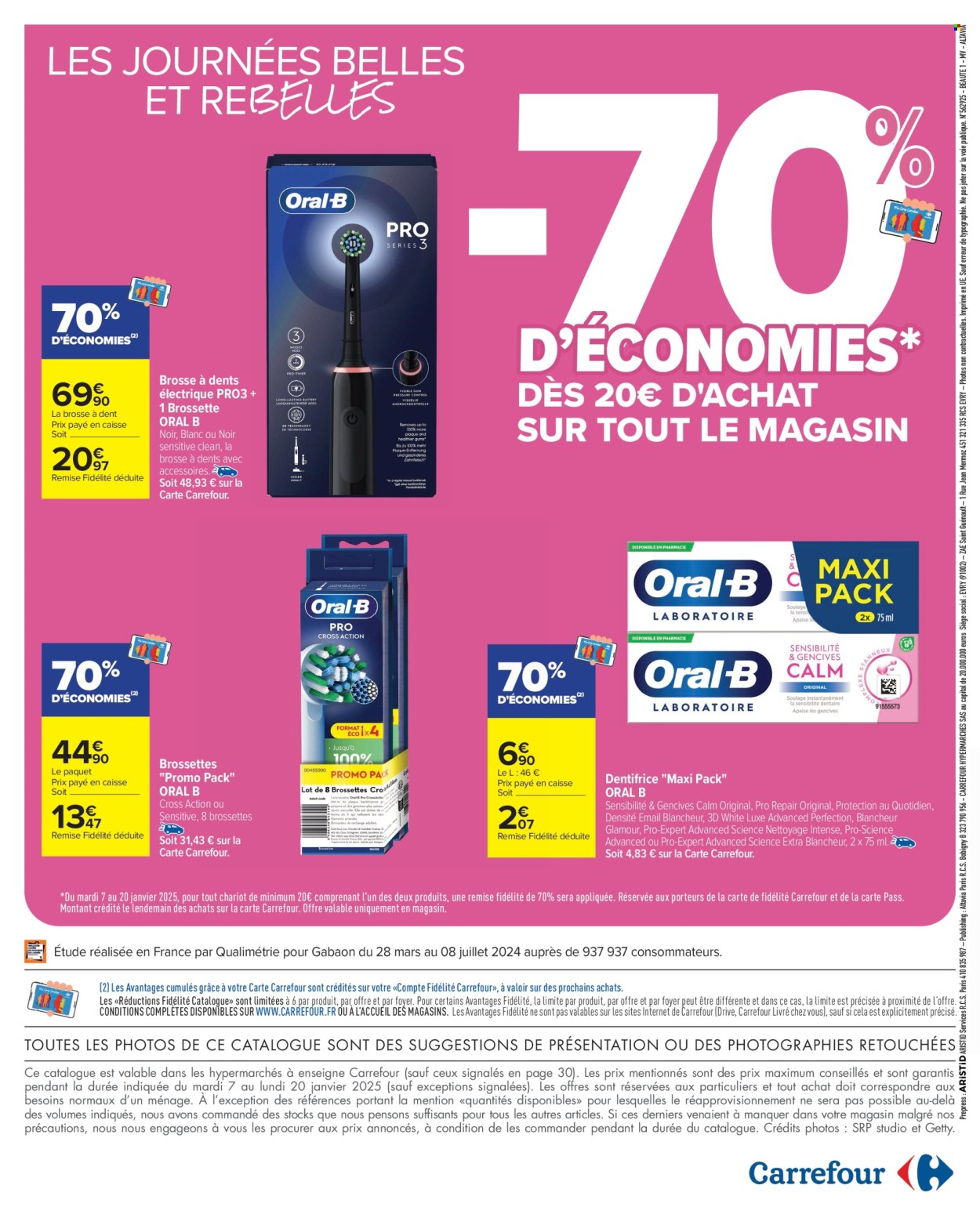 Catalogue Carrefour Hypermarchés - 07/01/2025 - 20/01/2025. Page 1