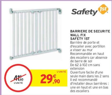 SAFETY 1ST BARRIERE DE SECURITE WALL FIX