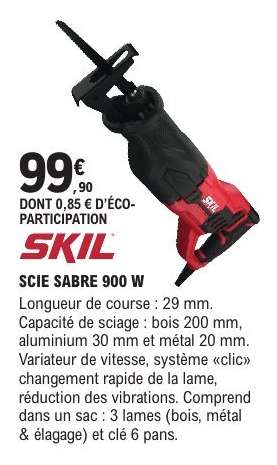 SKIL Scie Sabre 900 W