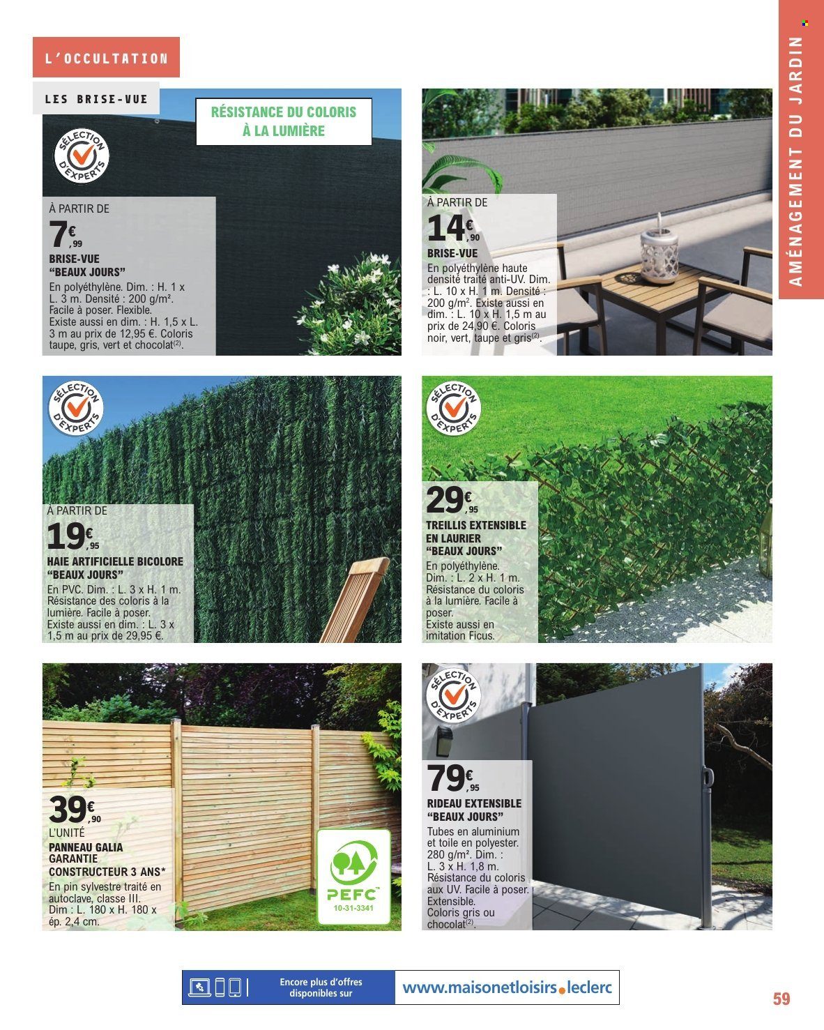 Catalogue E.Leclerc - 18/02/2025 - 31/12/2025. Page 59