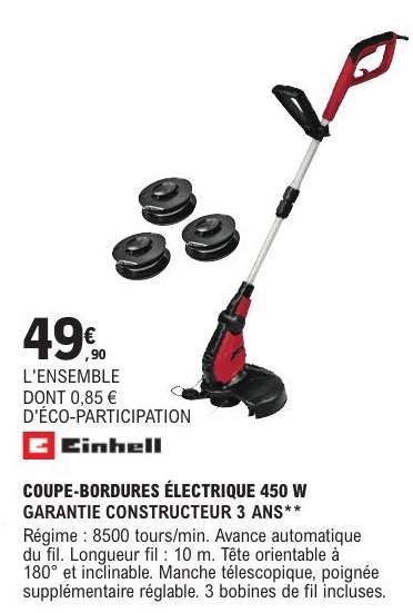 COUPE-BORDURES ÉLECTRIQUE 450 W