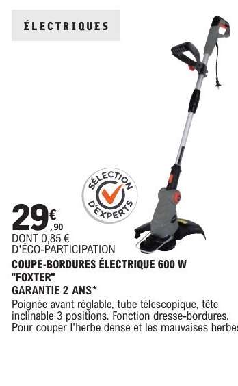 Coupe-bordures électrique 600 W "FOXTER"
