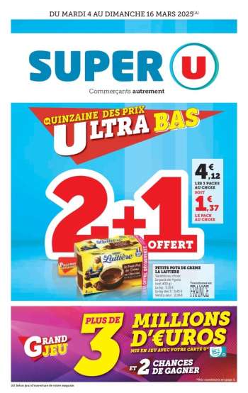 Catalogue SUPER U - 04/03/2025 - 16/03/2025.