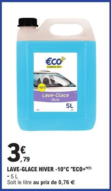 LAVE-GLACE HIVER -10°C "ECO+"