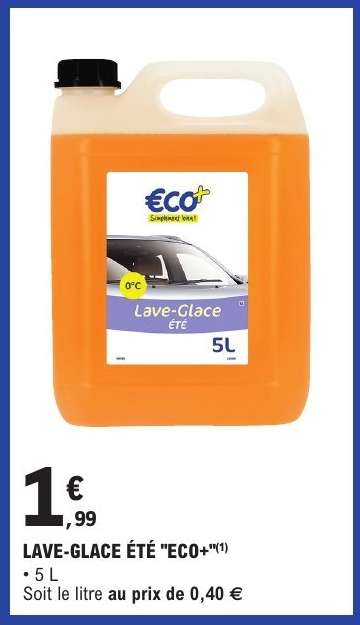 LAVE GLACE ETE "ECO+"