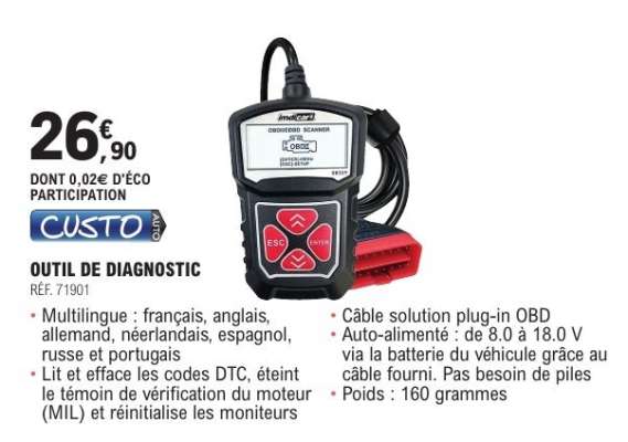 OUTIL DE DIAGNOSTIC