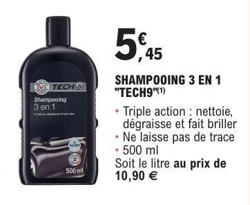 SHAMPOOING 3 EN 1 "TECH9"
