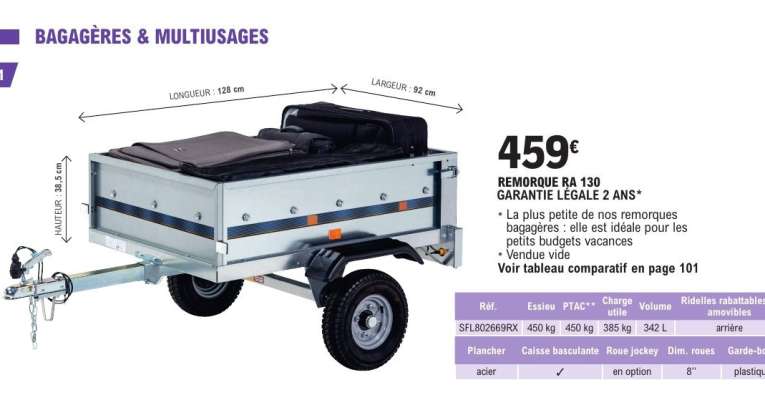 REMORQUE RA 130