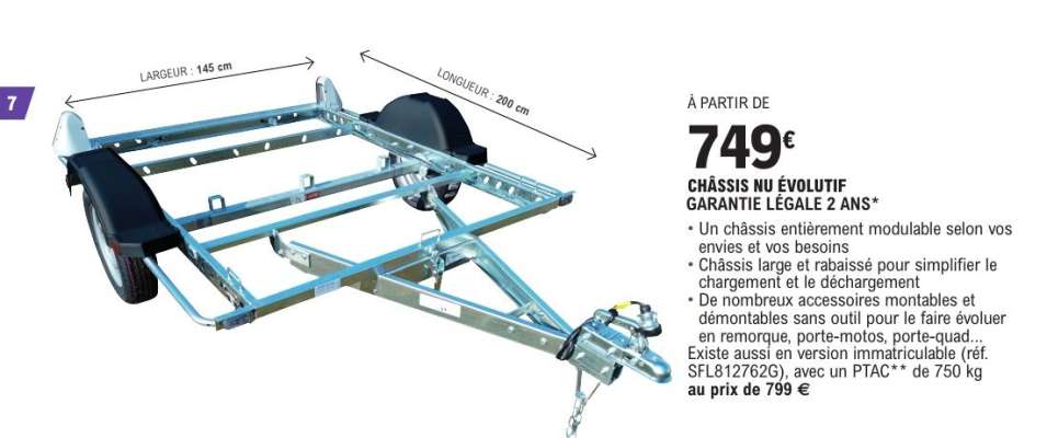 Châssis Nu Évolutif
