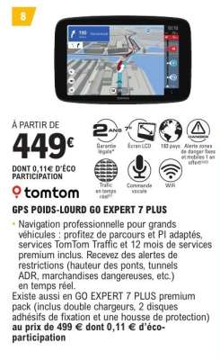 GPS POIDS-LOURD GO EXPERT 7 PLUS