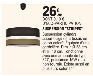 SUSPENSION "STRIPES"