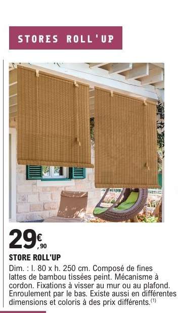 STORE ROLL'UP