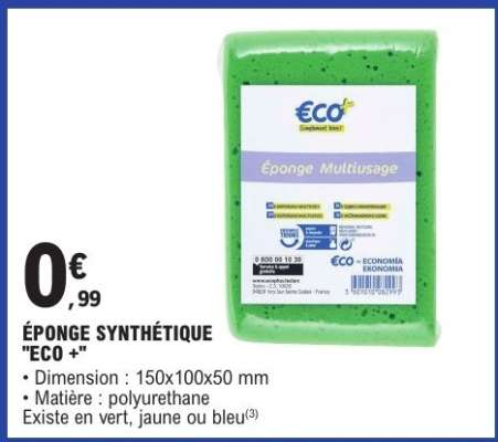 ÉPONGE SYNTHÉTIQUE "ECO +"