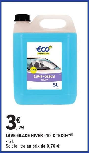 LAVE-GLACE HIVER -10°C "ECO+"