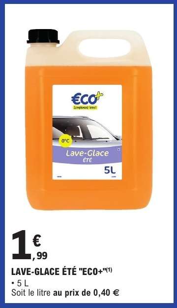 LAVE GLACE ETE "ECO+"