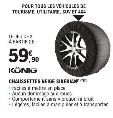 CHAUSSETTES NEIGE SIBERIAN