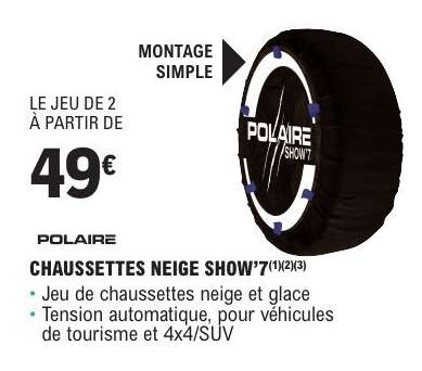 CHAUSSETTES NEIGE SHOW'7