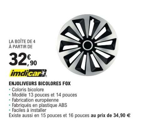 ENJOLIVEURS BICOLORES FOX