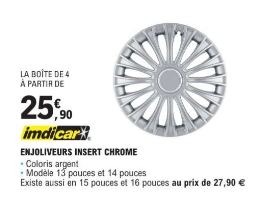 ENJOLIVEURS INSERT CHROME