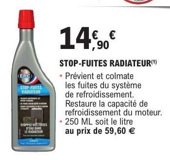 STOP-FUITES RADIATEUR