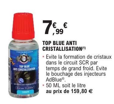 TOP BLUE ANTI CRISTALLISATION