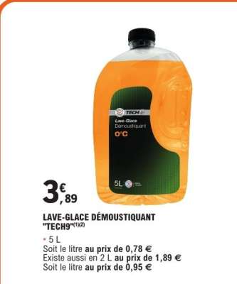 LAVE-GLACE DÉMOUSTIQUANT "TECH9"