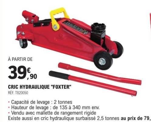 CRIC HYDRAULIQUE "FOXTER"
