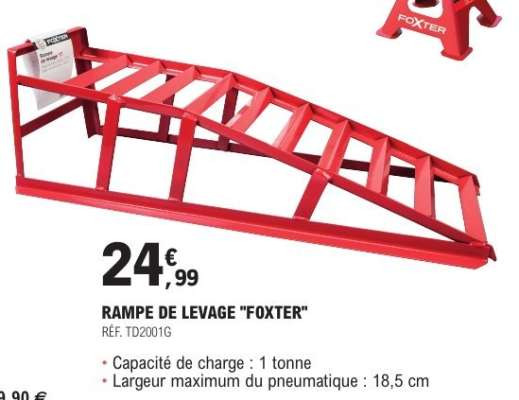 RAMPE DE LEVAGE "FOXTER"