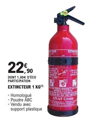 EXTINCTEUR 1 KG
