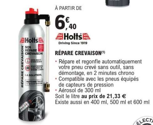 Holts SOS Répare Crevaison