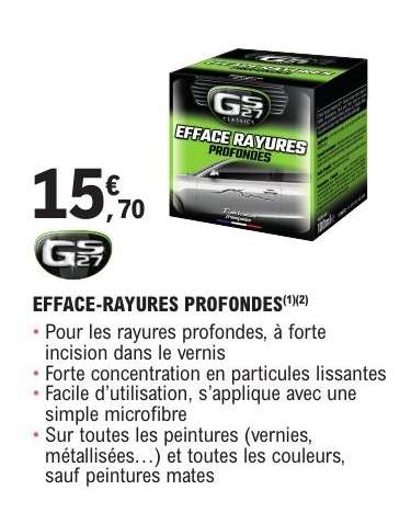 EFFACE-RAYURES PROFONDES