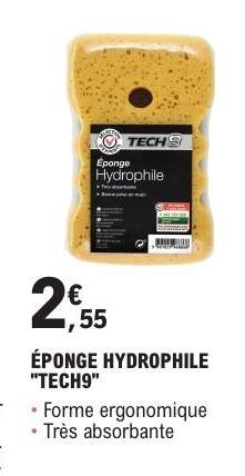 ÉPONGE HYDROPHILE "TECH9"