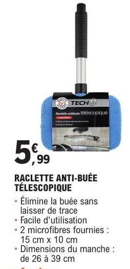 Raclette Anti-Buée Télescopique