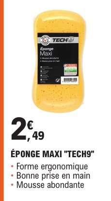 ÉPONGE MAXI "TECH9"