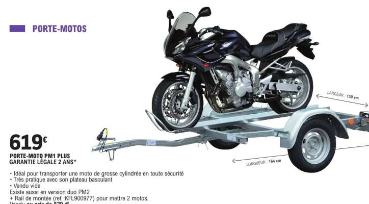 PORTE-MOTO PM1 PLUS
