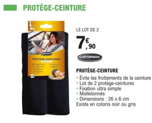 PROTÈGE-CEINTURE