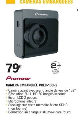 Pioneer Caméra Embarquée VREC-130RS